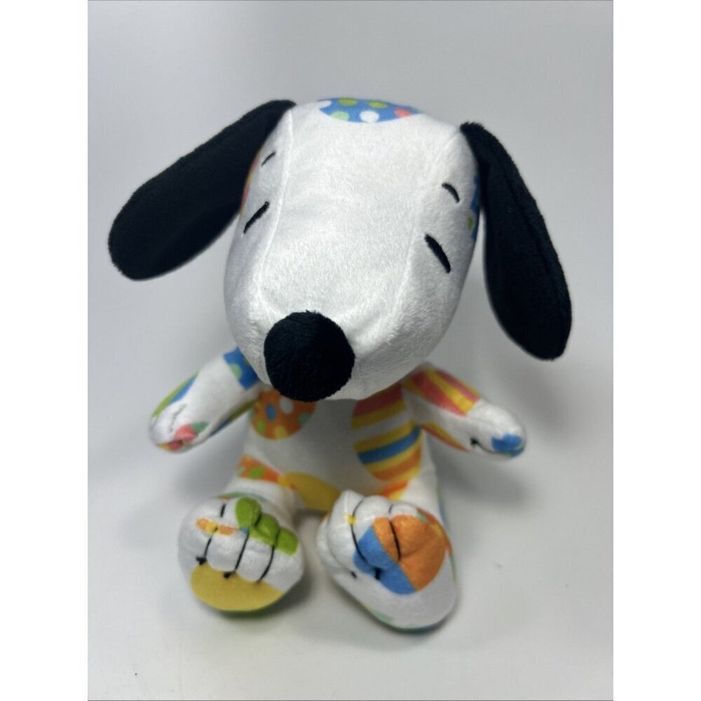 Hallmark Peanuts Snoopy Easter Egg Print 6” Plush Stuffed Animal